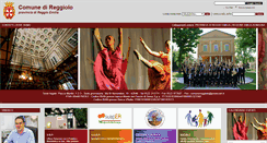 Desktop Screenshot of comune.reggiolo.re.it