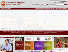 Tablet Screenshot of comune.reggiolo.re.it